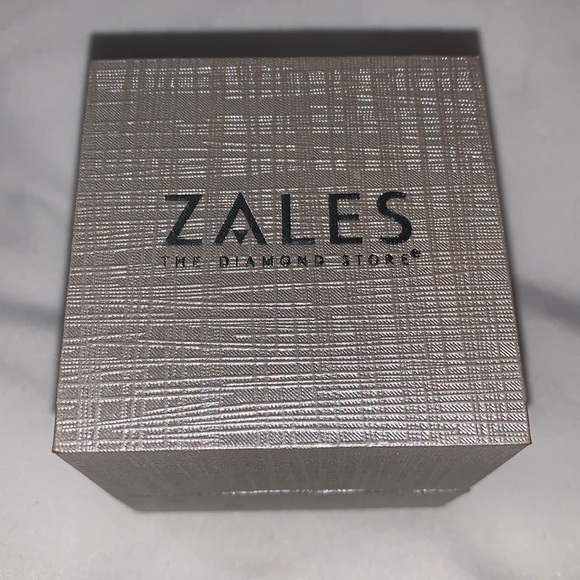 Single Diamond Halo Double Stud Earring by ZALES Jewelry The Diamond Store - Picture 12 of 15